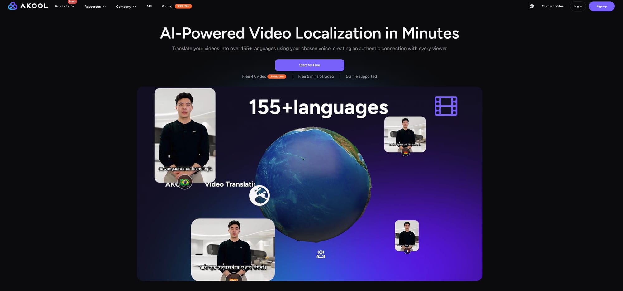 Akool – Free AI Video Translator
