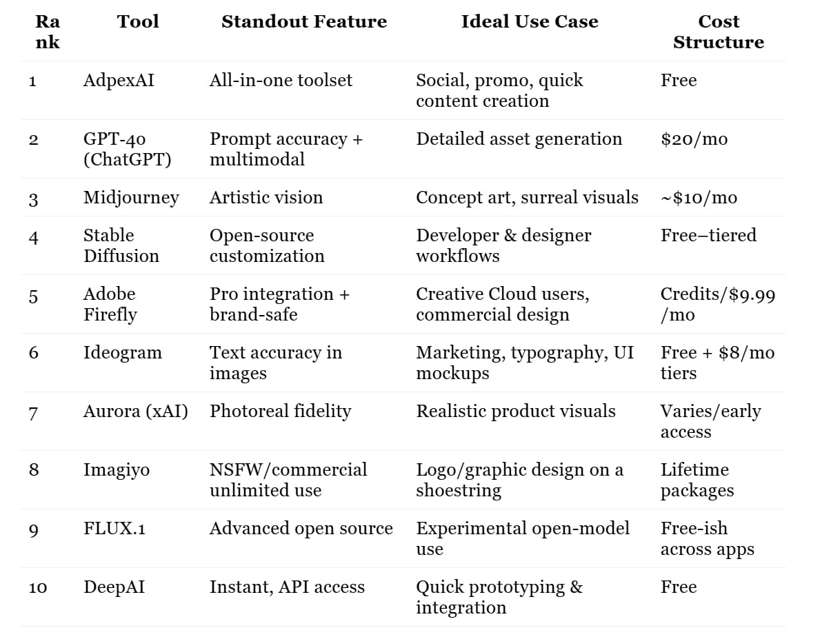 Comparative Summary