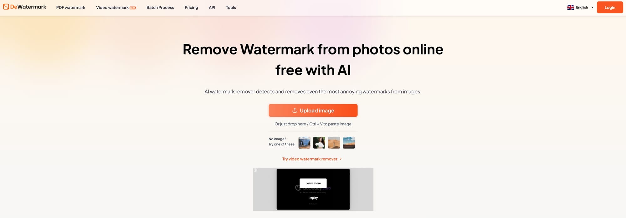 Dewatermark – Best Free AI Watermark Remover