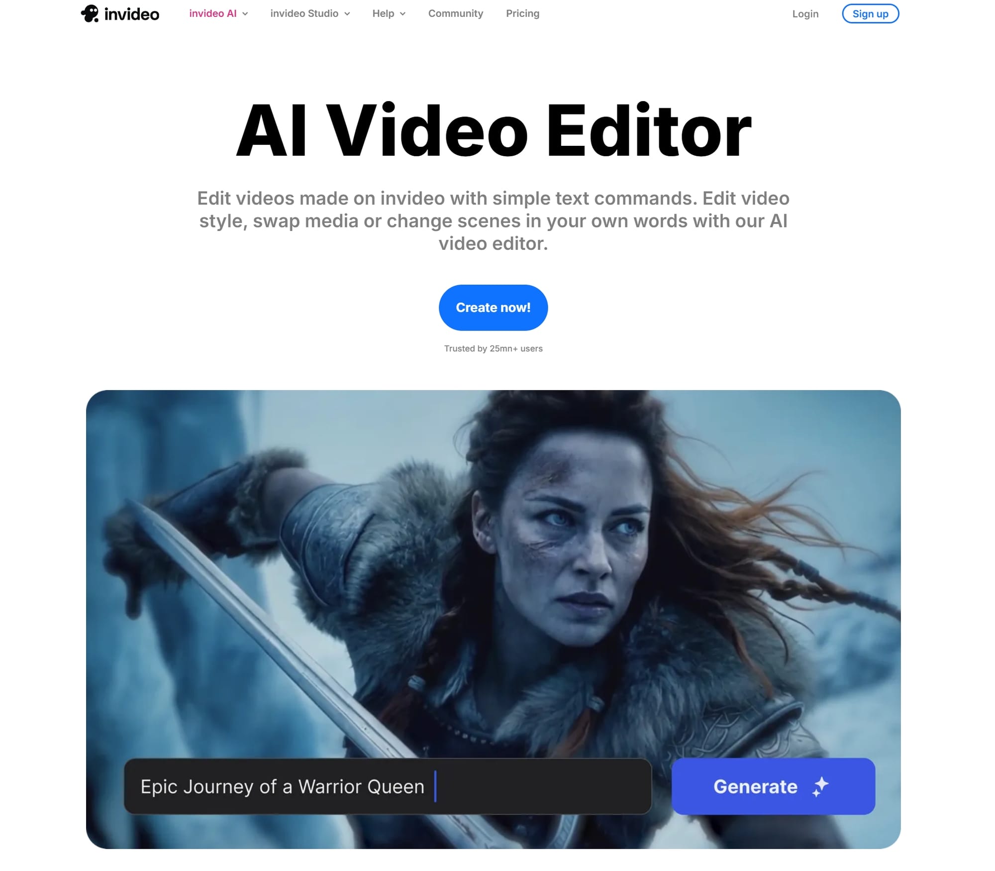 Invideo AI Video Editor