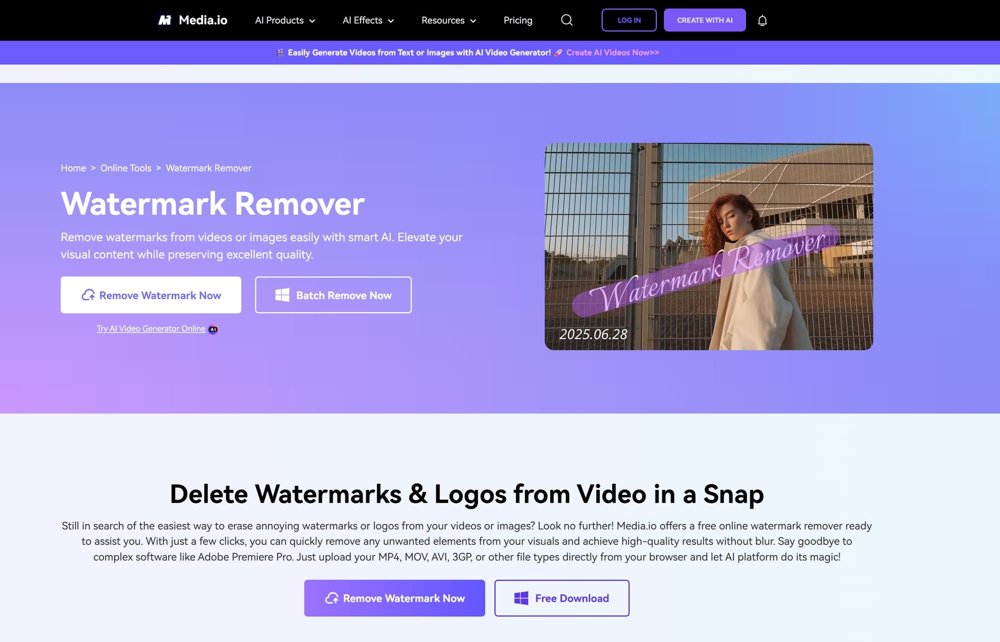 Media – Multimedia Editing with AI Watermark Remover