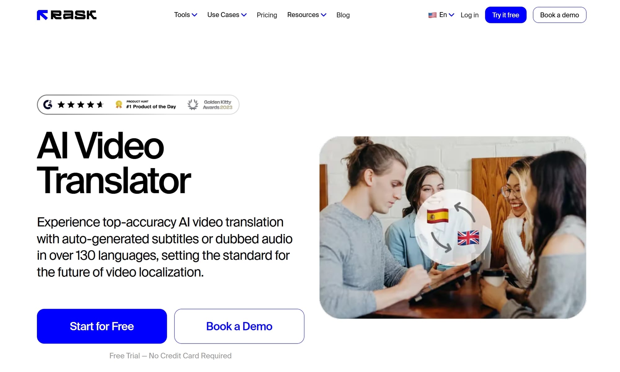 Rask AI – Best AI Video Translator