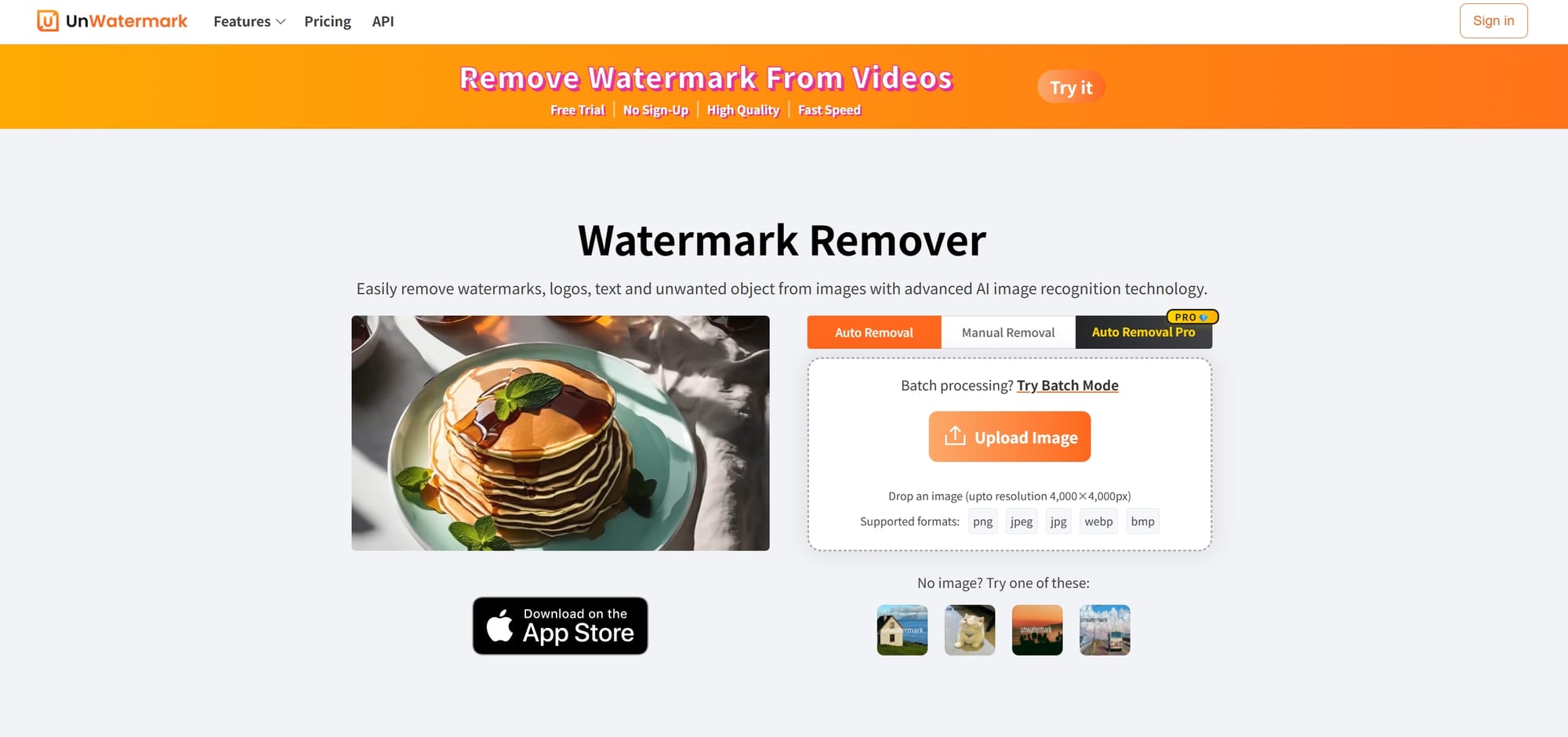 Unwatermark – Lightweight AI Video Watermark Remover