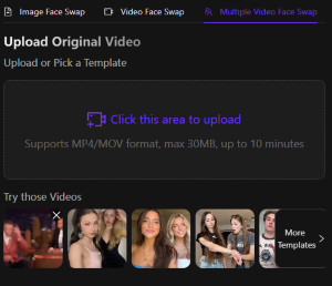 multiple video face swap tool