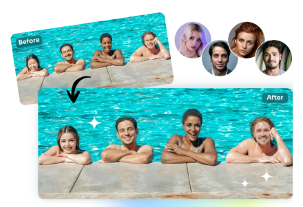 Multiple Image Face Swap