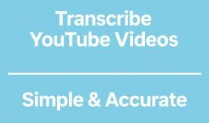 YouTube transcript generator