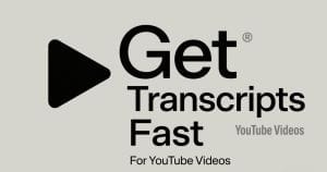 YouTube transcript generator