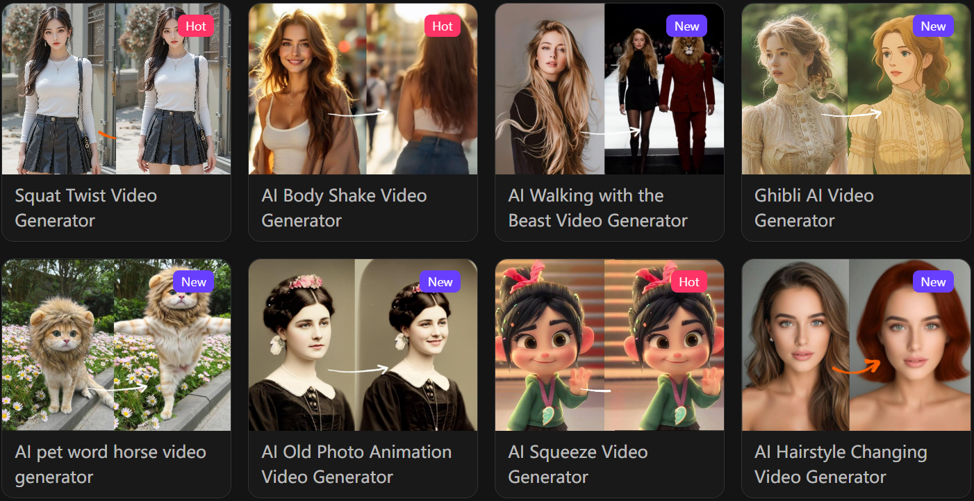 AI effects generators