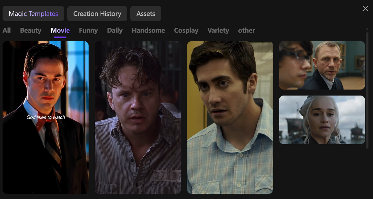 multiple face swap with celebrities