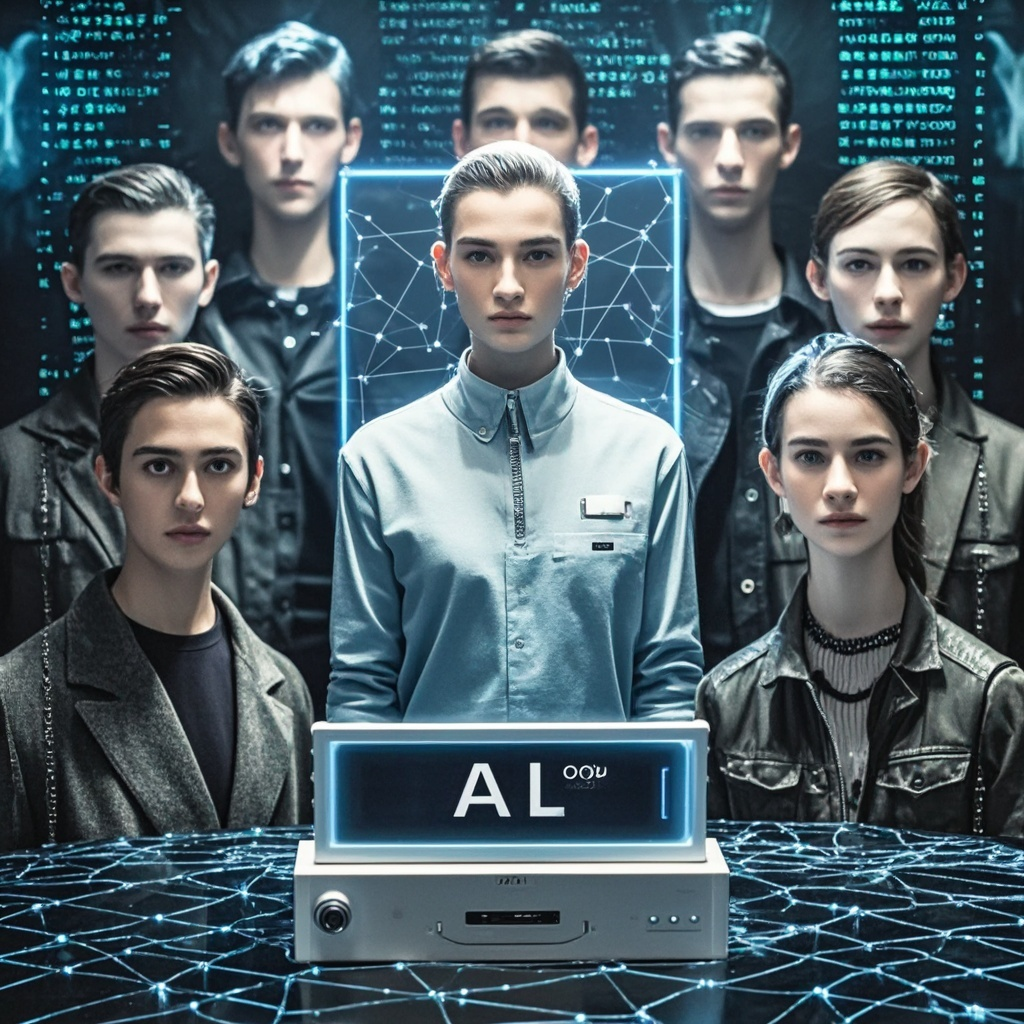 AI face swap image