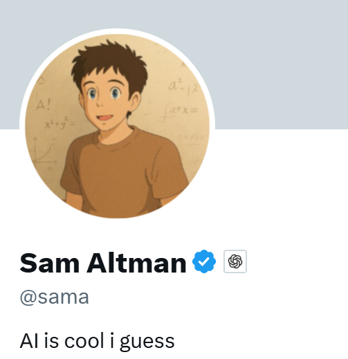 Ghibli-styled profile photo