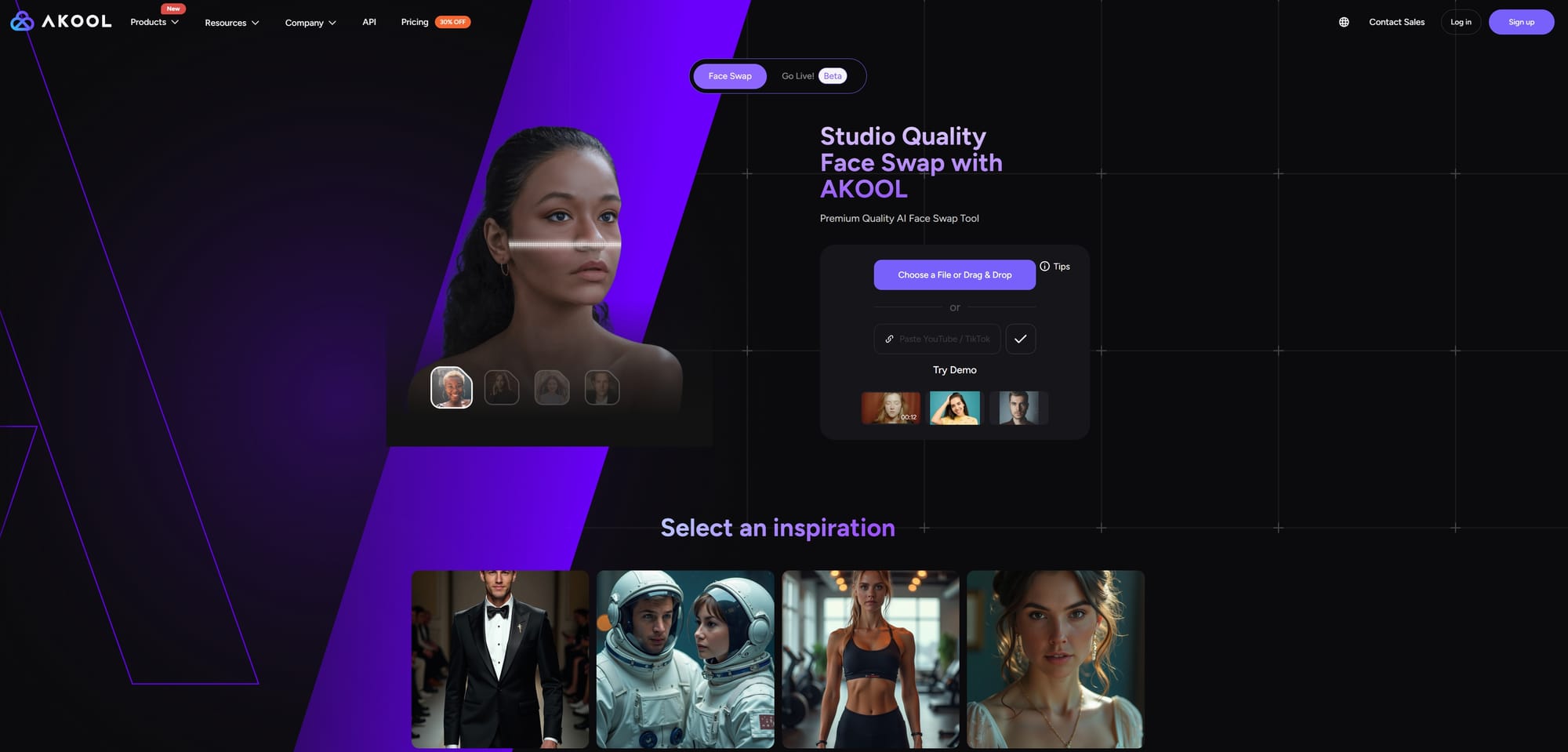 Akool’s AI Face Swap