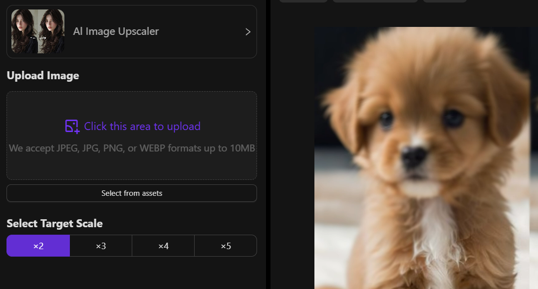 Upload AI Image Upscaler