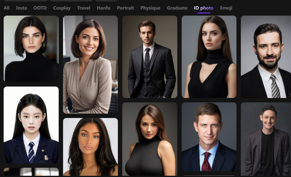 Professional photo face swap