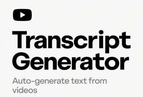Youtube Transcript Generator