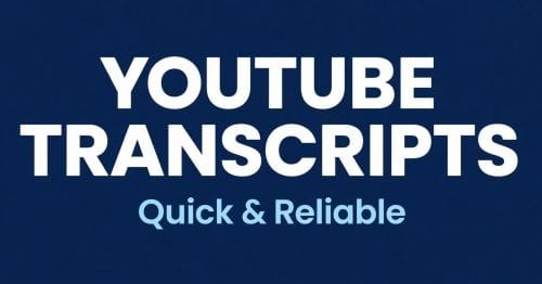 Youtube Transcript Generator