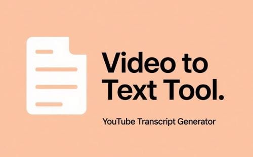Youtube Transcript Generator