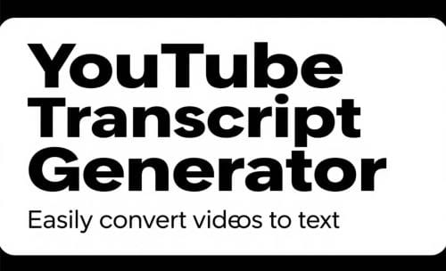 Youtube Transcript Generator