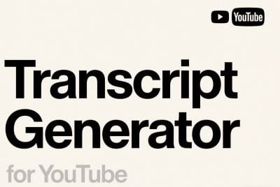 Youtube Transcript Generator