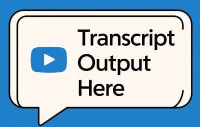 Youtube Transcript Generator