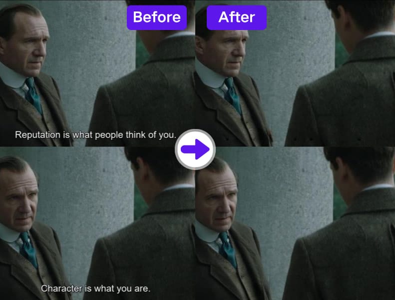 Caption Remover Photo