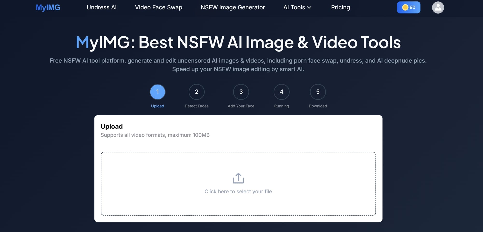 Myimg AI Clothes Remover