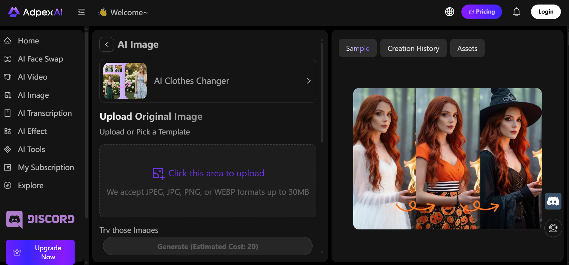 AdpexAI Clothes Changer