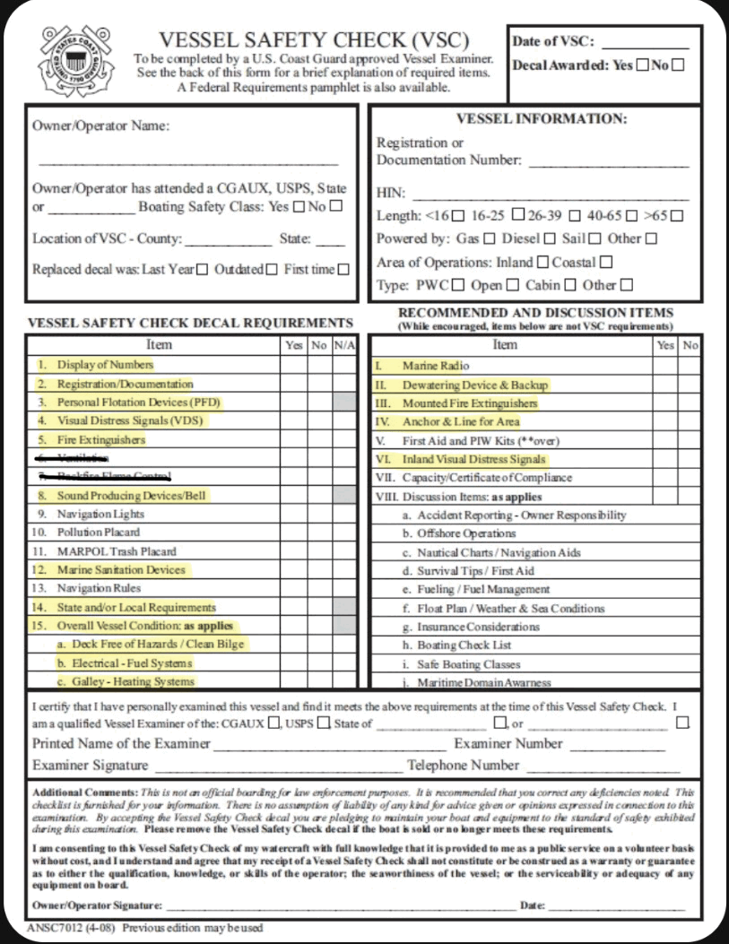 46. USCG "To Do list" Pt. 2