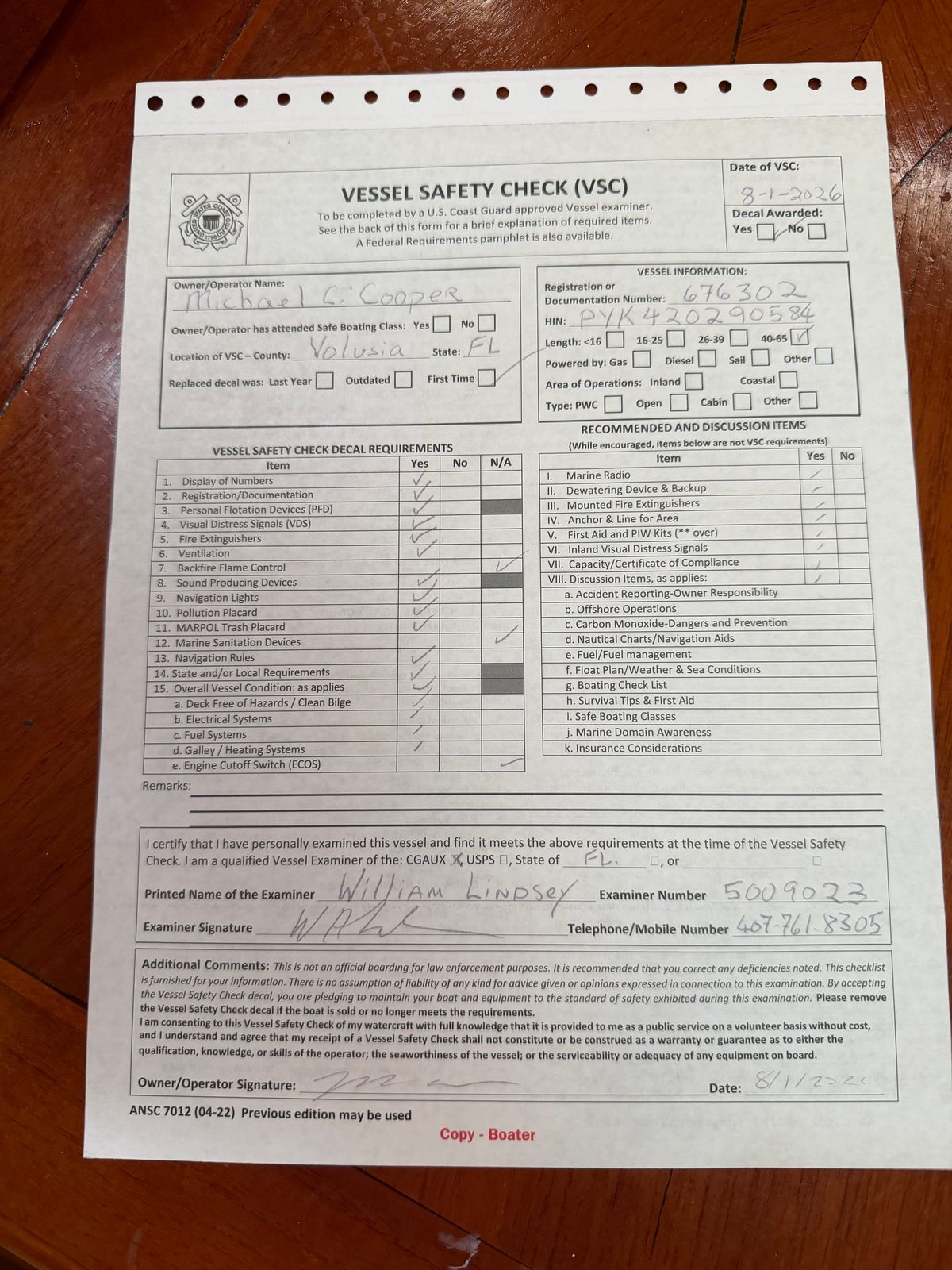 50. USCG Inspection Day