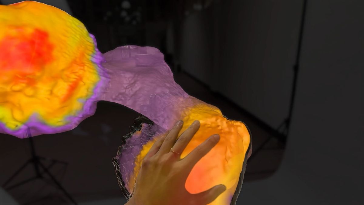 Reach in a haptic art lab in Stockholm
