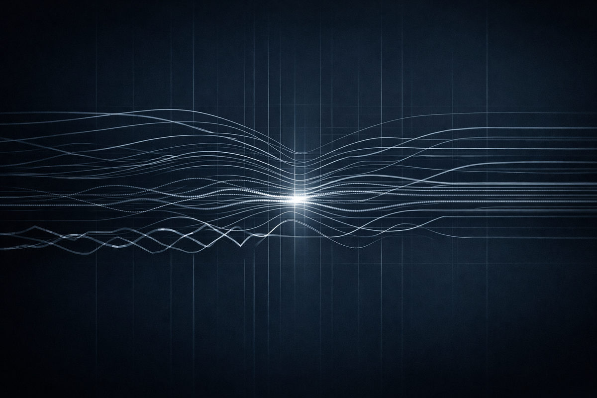 Macro fragility visual showing tightening growth, persistent inflation, and energy shocks compressing policy flexibility in a constrained economic system