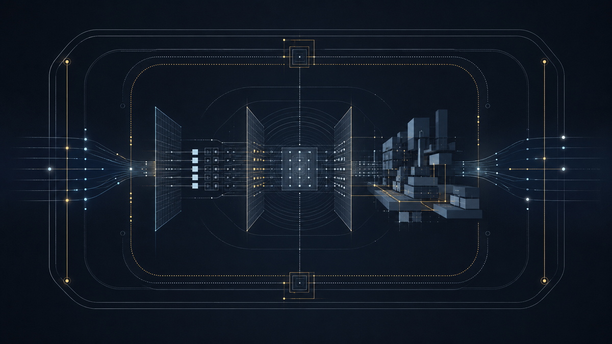 Japan Second AI Basic Plan visualized through connected policy, evaluation, and industrial systems.