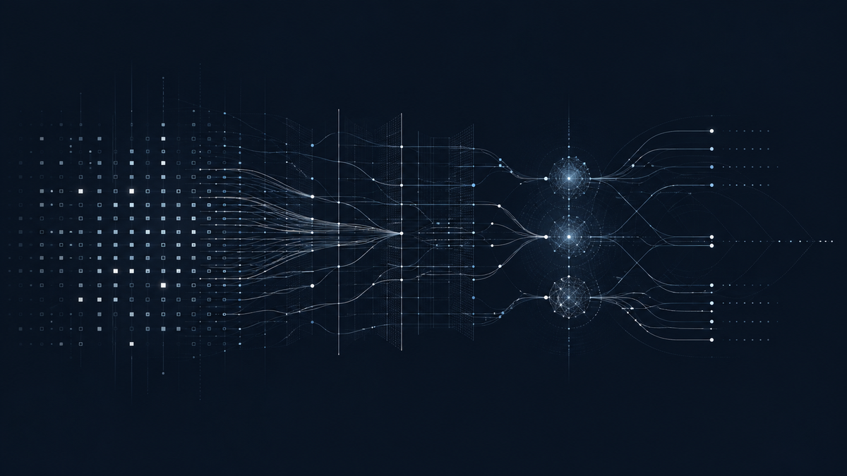 McDonald’s app customer data represented as signals moving from raw records into predictive behavioral patterns.
