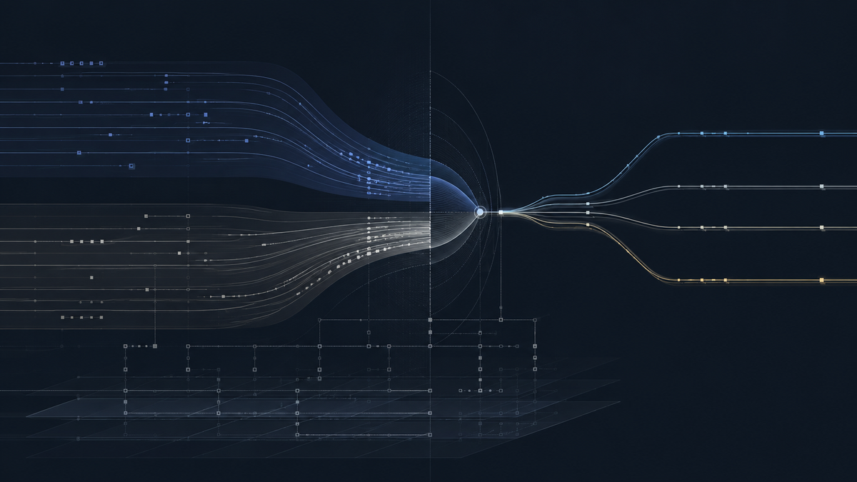 FTC personalized pricing shown as traceable data flows converging at a decision point and branching into different outcomes.