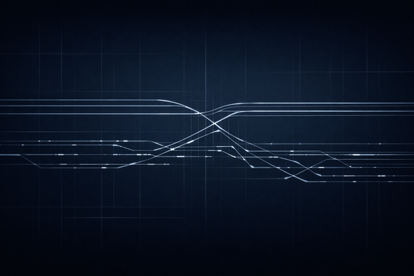 Regulatory bifurcation visual showing federal vs state oversight divergence, parallel systems, and fragmented enforcement across financial systems 
