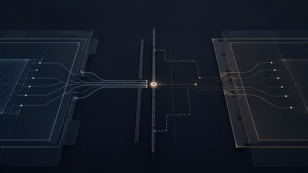 Siri AI EU delay visualized as paused data flows between structured regulatory zones
