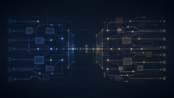 VA and Medicare Advantage improper payments shown as two linked data systems with gaps in review and evidence flow.