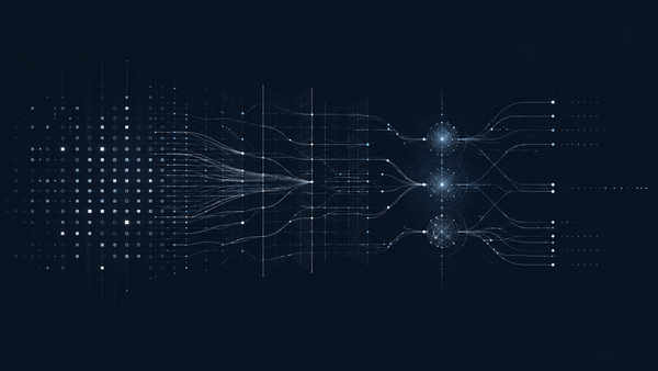 McDonald’s app customer data represented as signals moving from raw records into predictive behavioral patterns.
