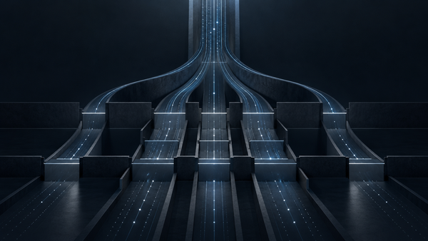 California AI laws visualized as branching policy pathways dividing AI compliance into distinct regulatory use cases.
