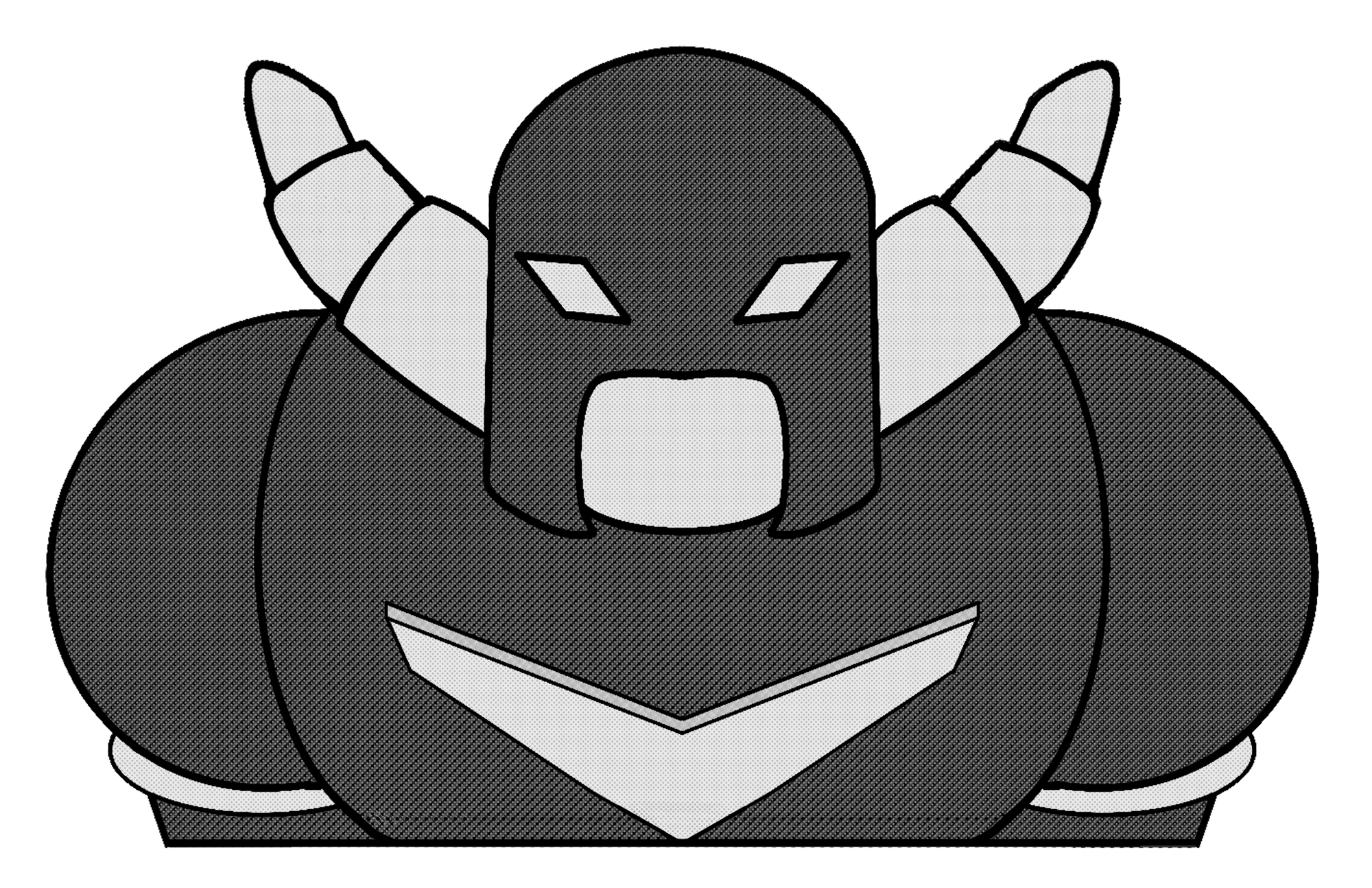 Kumiai-ki is a giant horned robot. He's flying towards you. 