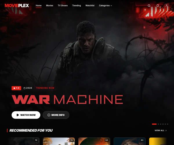 Screenshot of MoviePlex