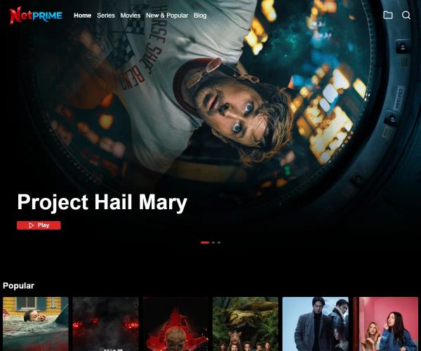 Screenshot of NetPrime