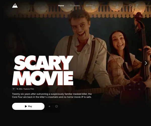 Screenshot of PeakTV