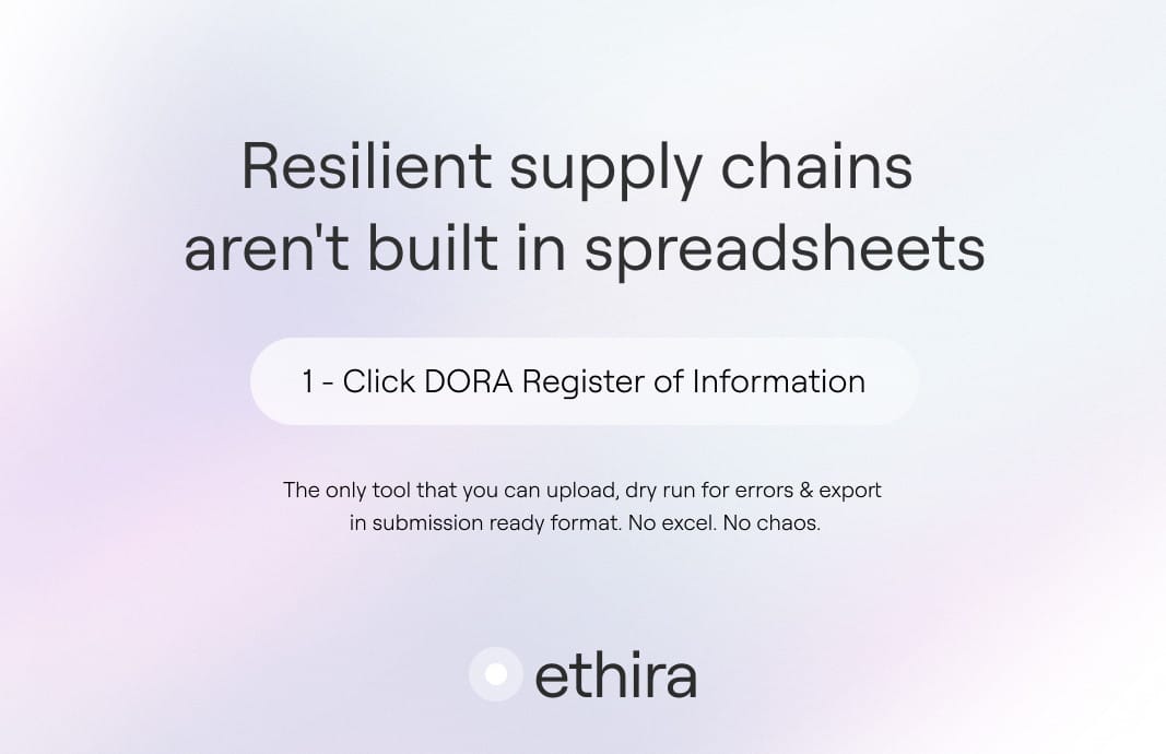 Resilient supply chains aren't build in spreadsheets