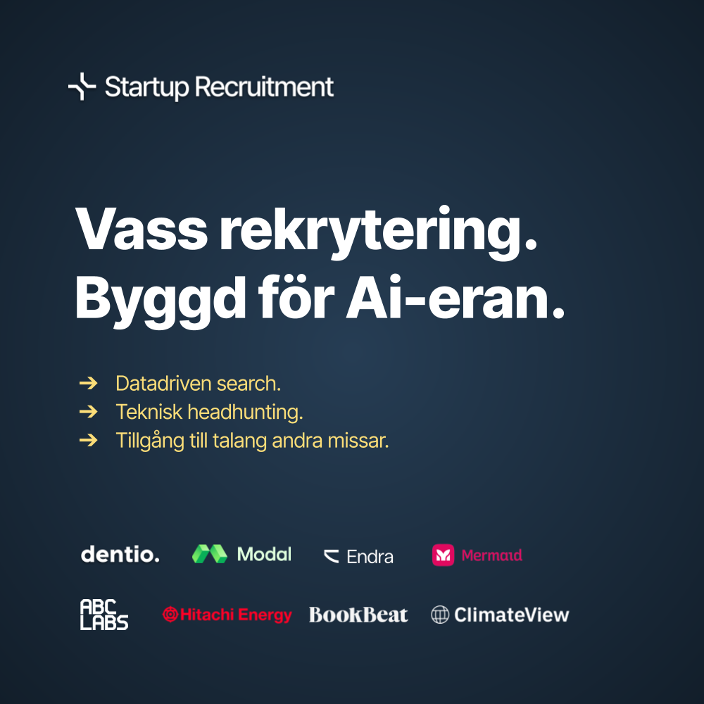 Vass rekrytering. Byggd för AI-eran.