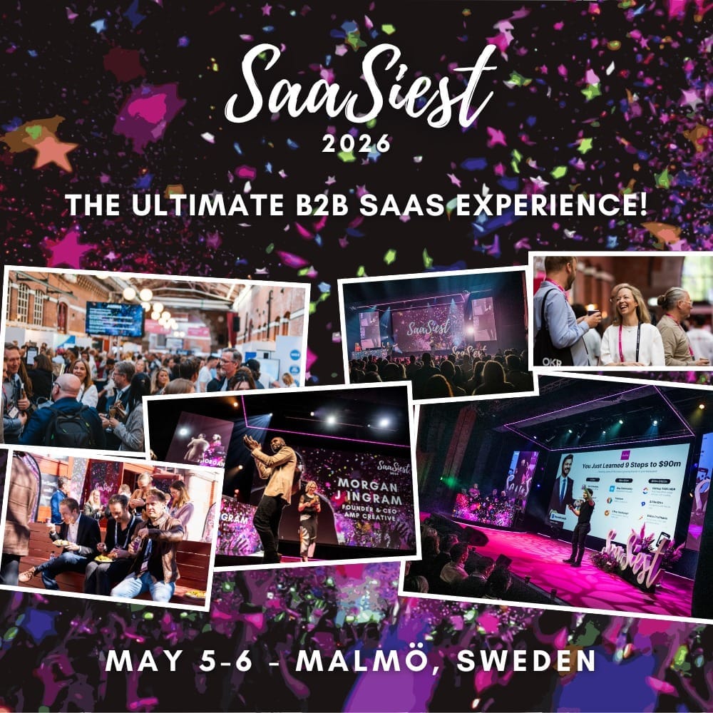 SaaSiest 2026 – May 5-6 – Malmö, Sweden