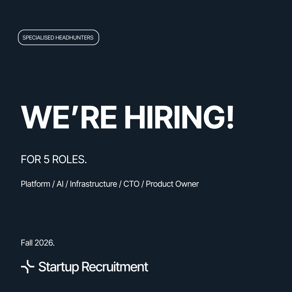 Startup Recruitment – We're Hiring for 5 roles!