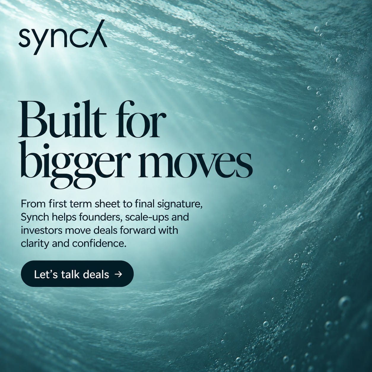 Synch: Built for bigger moves