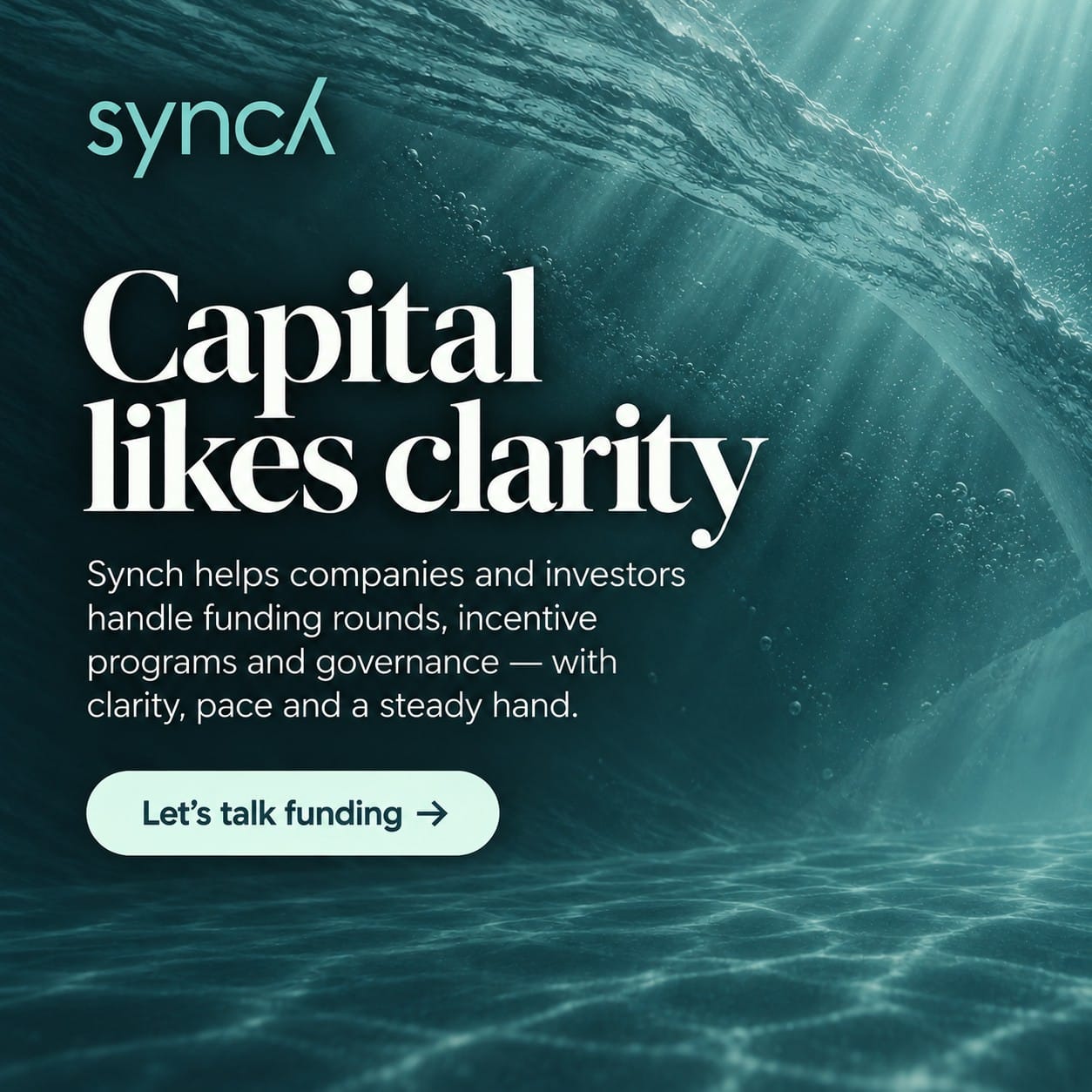 Synch – Capital likes clarity