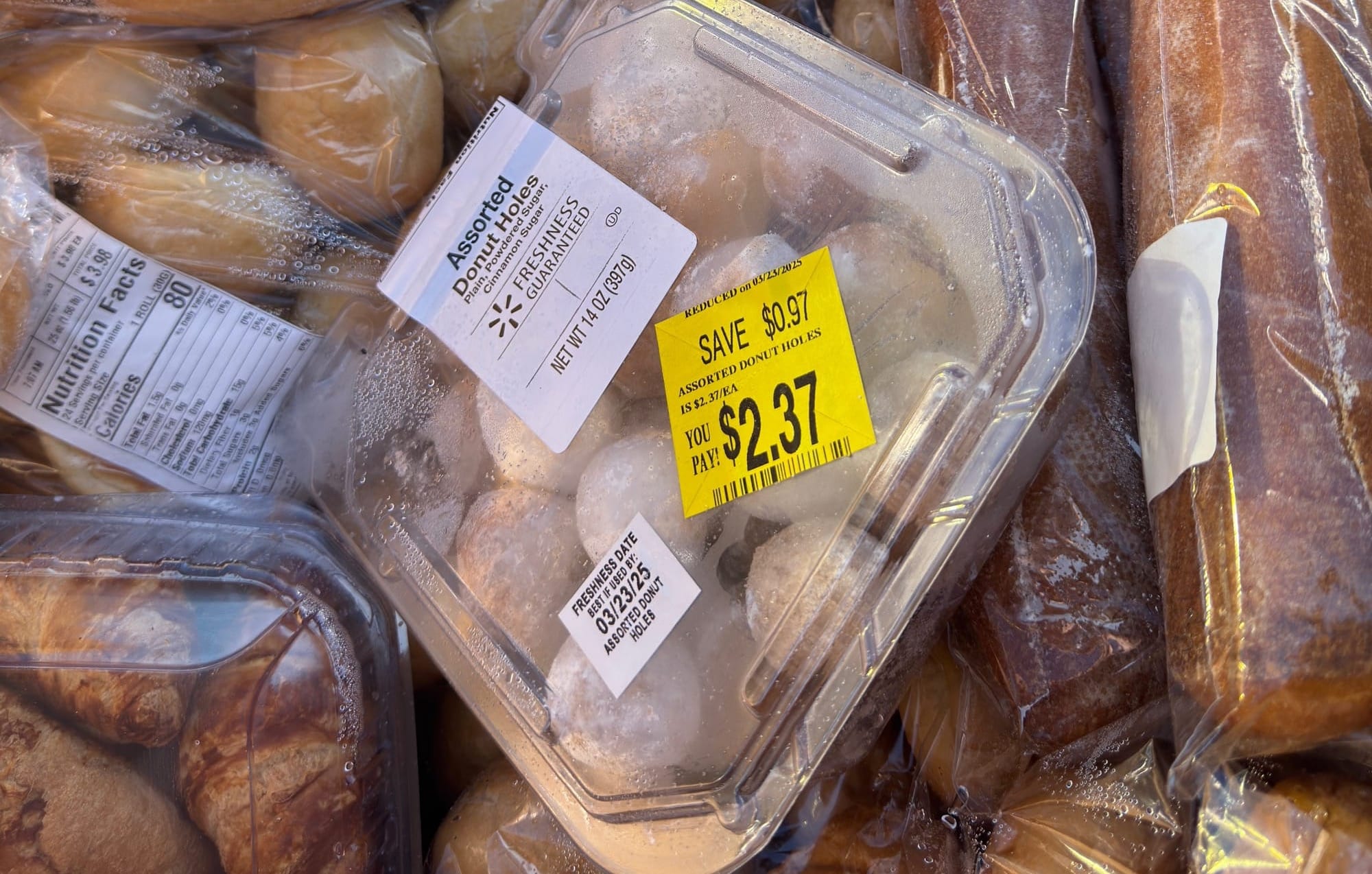 Frozen meat, canned vegetables and baked goods donated by Walmart were among the goods provided to visitors to the Feeding South Dakota mobile food bank